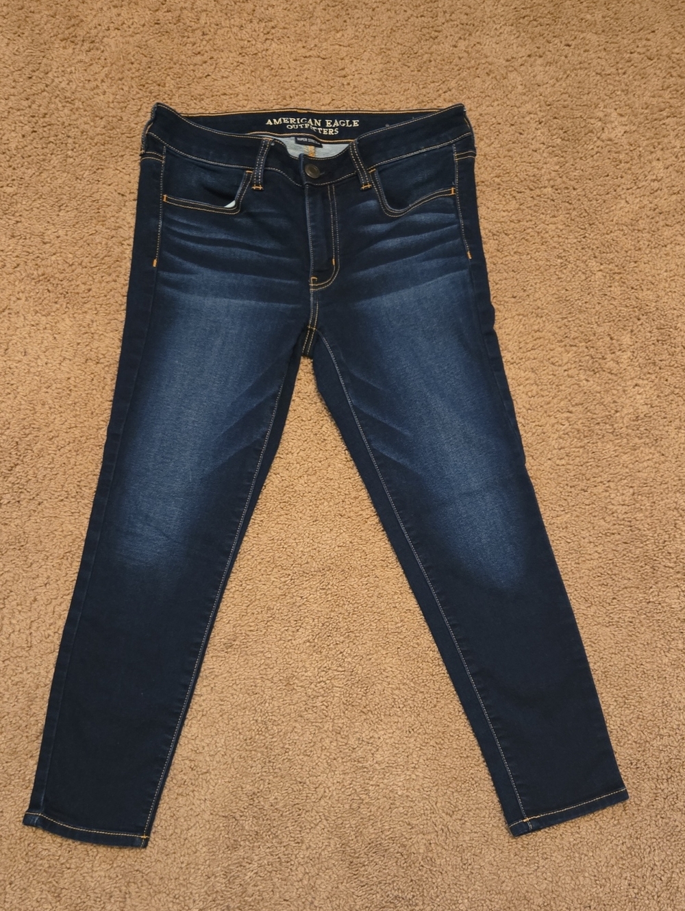 American Eagle Outfitters Navy Skinny Crop Jeans